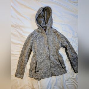Gerry Grey Fleece Jacket With Hood